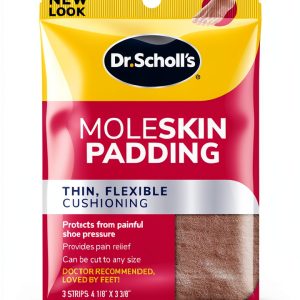 Scholl's Wellness Moleskin Foot Pads – Soft Cotton Flannel, Cut‑to‑Fit-0