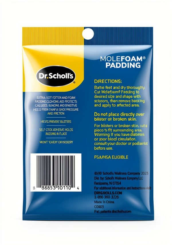 Moleskin Cushion Pads by Scholls Ultra Soft Foam for Calluses-6