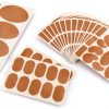 Homfanseec Moleskin Heel Pads 18 Sheet Soft Flannel Adhesive Set-6