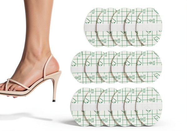 Invisible Heel Pads 20 Pack BOXOB Ultra Thin Gel Cushion for Shoes-0