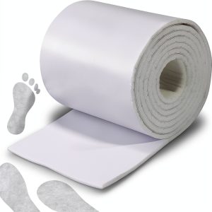 Adhesive Felt NEBRANCY Moleskin 1/4" x 6" x 2.5yd Wool Blend-0