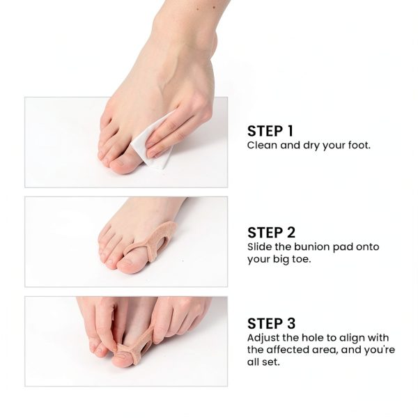 Bukihome Felt Bunion Pads - Soft Cushions for Bunions Corns - 12 Count-3