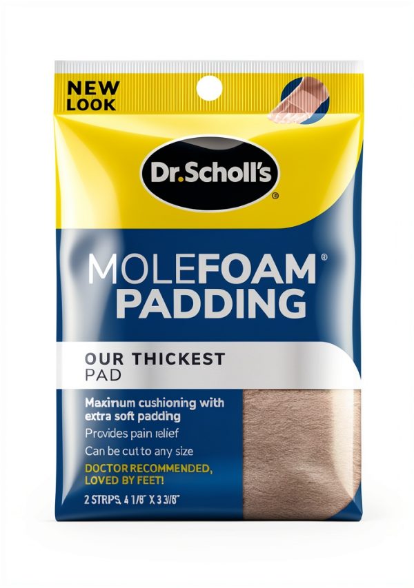 Dr. Scholl's Molefoam Padding Moleskin Pack of 5 Extra-Thick Cushion-1