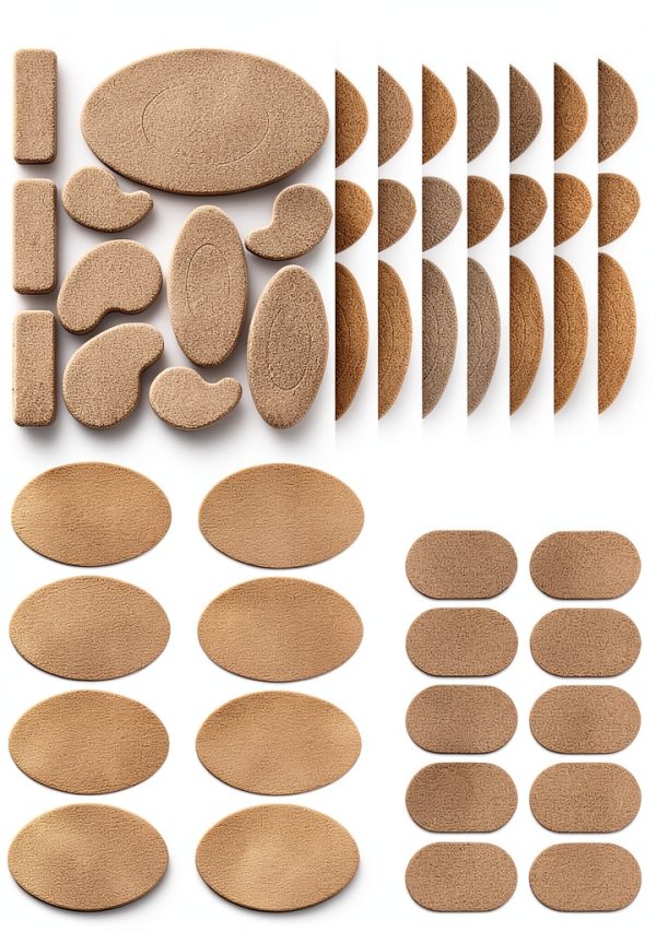 Moleskin Adhesive Pads PEUTIER Multi‑Shaped Anti‑Wear Foot Protection-0