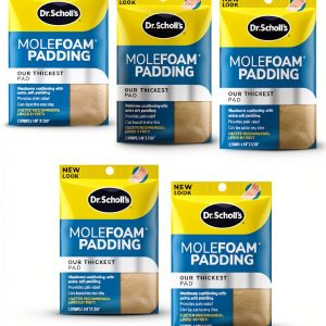 Dr. Scholl's Molefoam Padding Moleskin Pack of 5 Extra-Thick Cushion-0