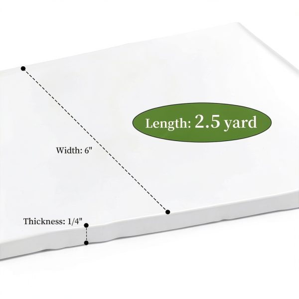 Adhesive Felt NEBRANCY Moleskin 1/4" x 6" x 2.5yd Wool Blend-1